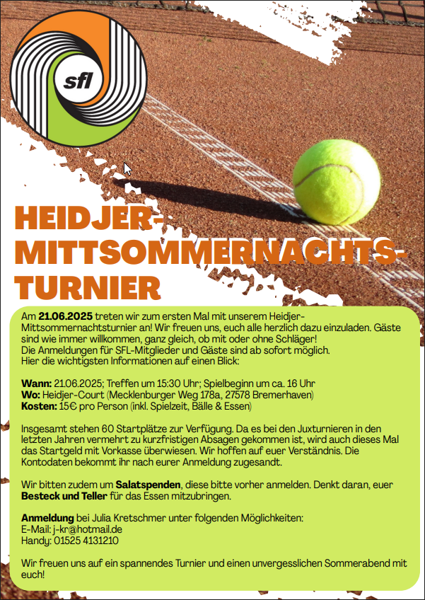 Heidjer-Mittsommernachts-Turnier
